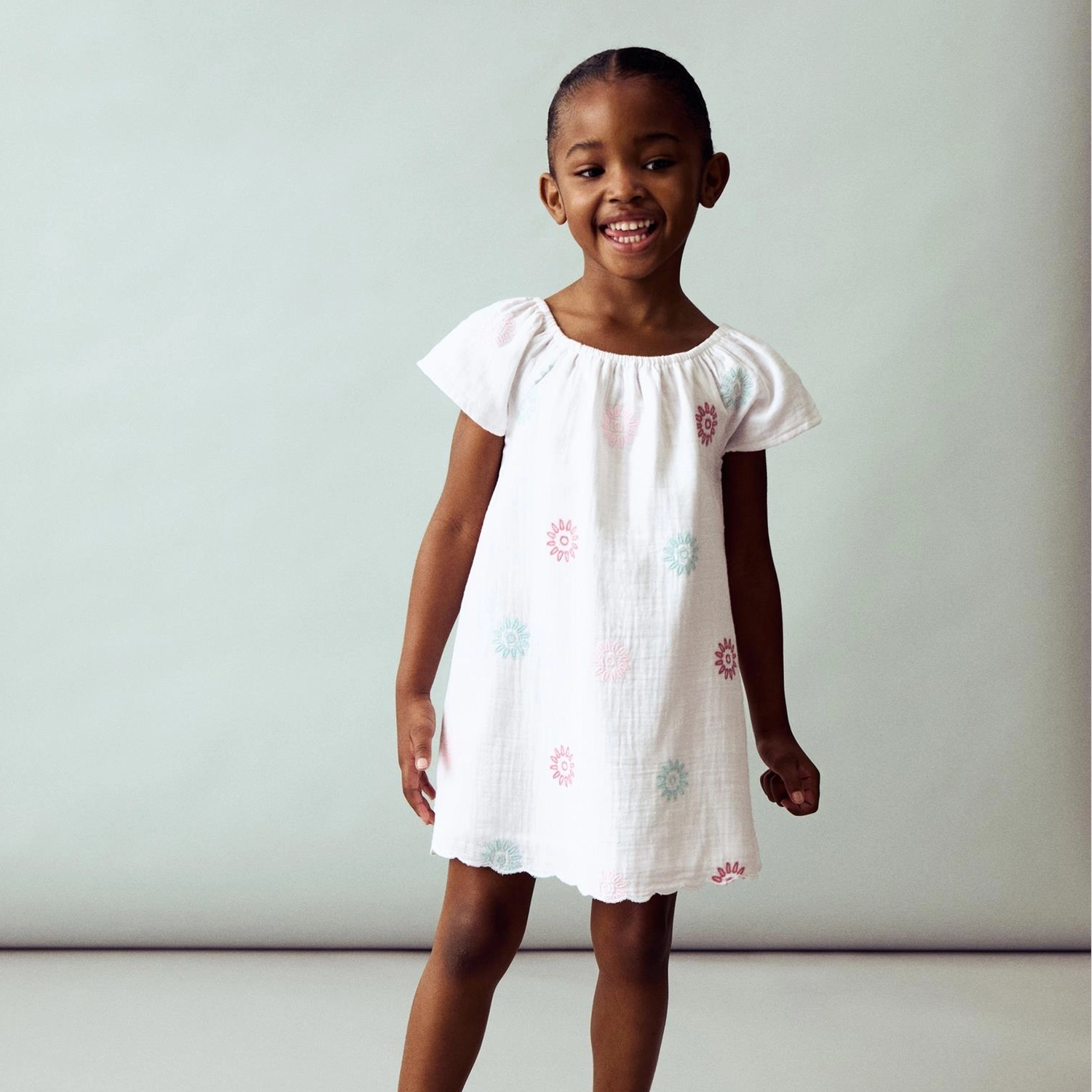 MANGO - Embroidered Detail Dress