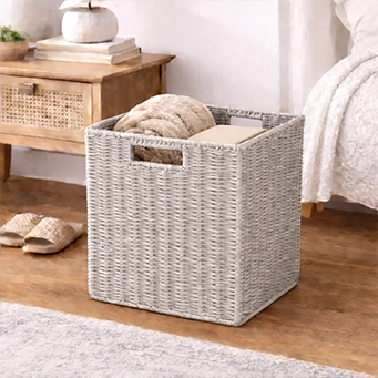 CONTAINED - Rattan Basket