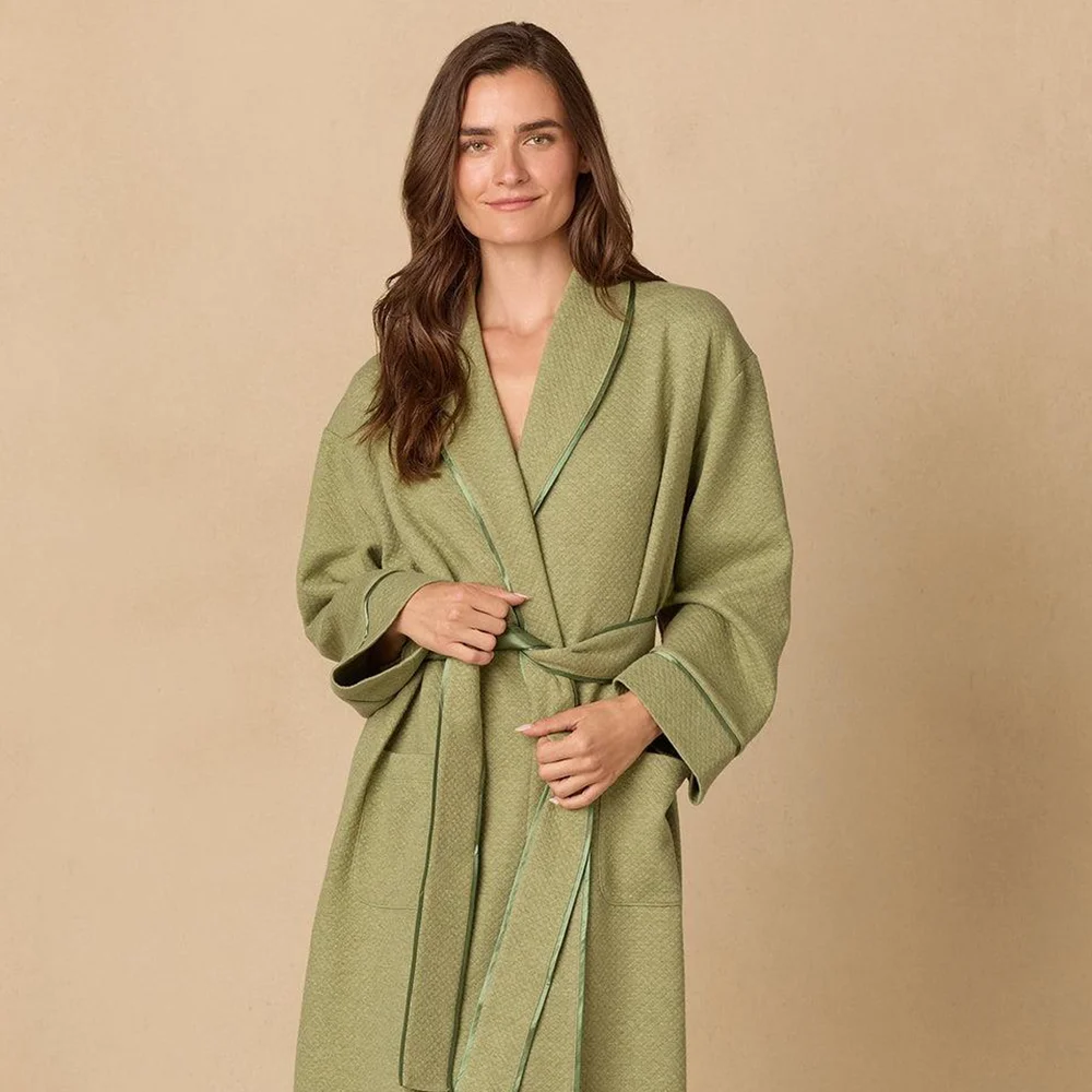 CAROLE HOCHMAN - Sage Quilted Robe